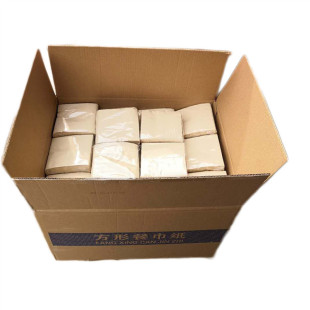 双层木浆本色餐巾纸环保纸巾230方纸无漂白柔滑无香高档亲肤100包