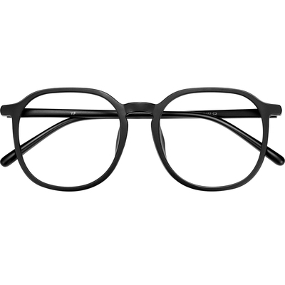 可配度数韩版tr90超轻黑框眼镜