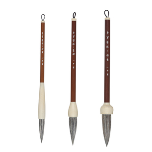 李家笔样 李小平亲制 对联榜书用笔兼毫斗笔楷书篆书隶书大字毛笔文房四宝大师级大中小套装高档礼品