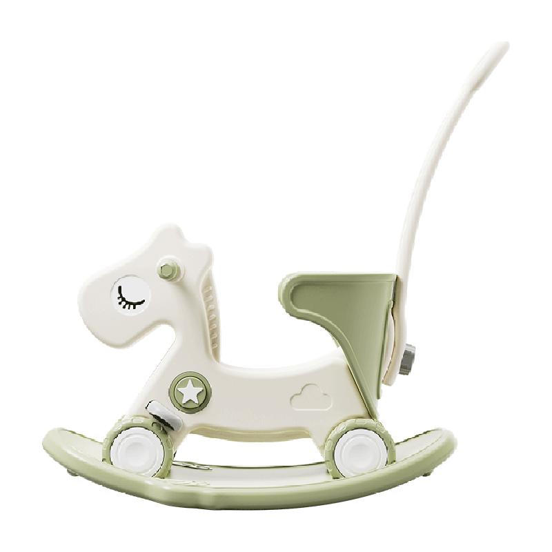 HOBBYTREE哈比树儿童玩具防摔木马宝宝遛娃摇摇滑行车玩具组合装