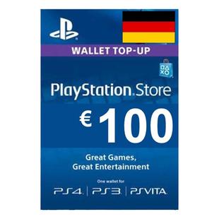 EUR 100 PlayStation Network Card(DE) Germany 德服PS 点卡