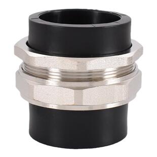 20PE/ppr25 32 40 50 63热熔双头加厚转换黄铜接头水管活接配件