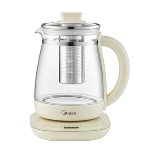 美的养生壶家用多功能煮茶器玻璃办公室小型煮茶壶烧水壶正品礼物