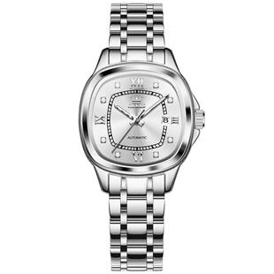 瑞士2026新款女士手表方形机械表正品气质轻奢高级感防水女表名牌