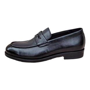 意大利手工皮鞋男真皮一脚蹬皮底外贸英伦百搭休闲商务乐福鞋马皮