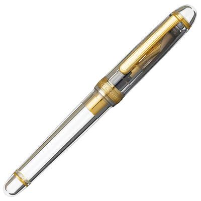 【全球限量新品】【可选编号】白金旗舰店3776世纪透明示范14K金尖钢笔PNB450日本进口高档收藏送礼颜值套装