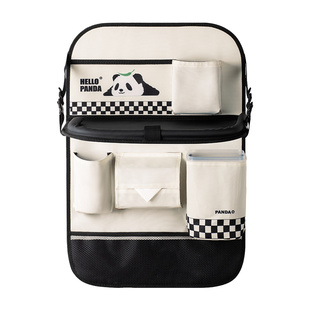 汽车座椅后背收纳袋挂袋车内后座置物架餐桌车载多功能椅背储物袋