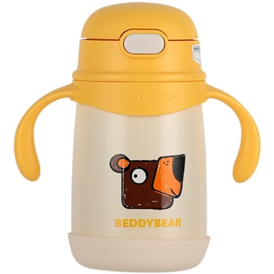 杯具熊1-4岁小容量吸管杯