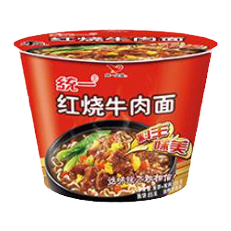 统一来一桶方便面泡面12桶老坛酸菜香辣红烧牛肉面整箱