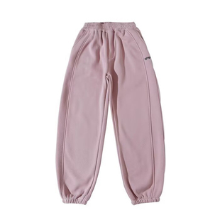 女童裤子春秋季新款儿童运动卫裤黑色中大童长裤粉色胖孩秋冬加绒