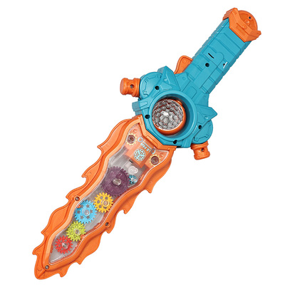 男孩子喜欢的可变形的音乐发光剑