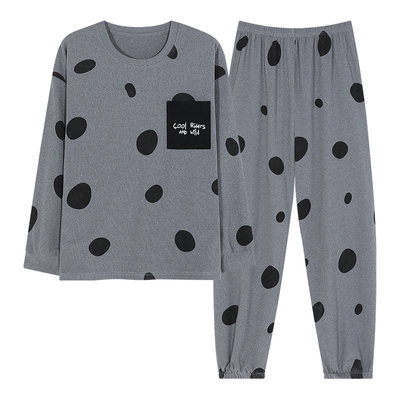 秋冬款长袖韩版可外穿家居服套装