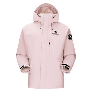 [雨舞者]骆驼户外三合一冲锋衣女新款进藏防水登山服外套徒步外套