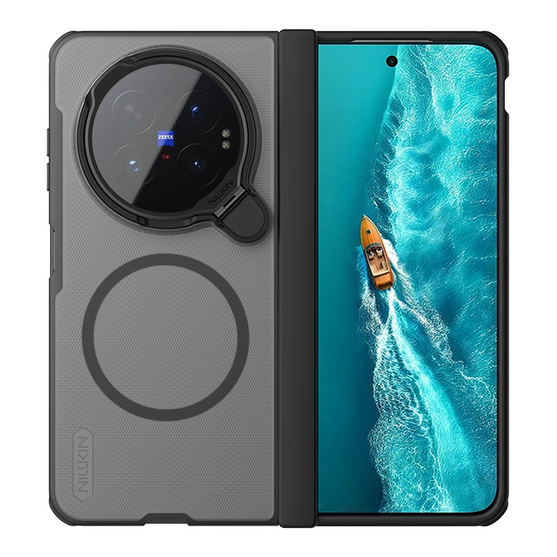 Nillkin耐尔金适用于vivo X Fold6新款手机壳磁吸折叠屏防摔镜头全包透明镜盖轻薄亲肤Foldable Phone Case