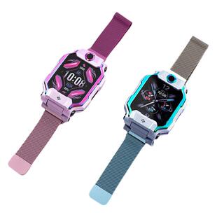适用于小天才手表磁吸表带Z11/Z10/Z9/Z8/Z7S/Z6A/Z5Q/Z2/Z3米兰尼斯儿童金属腕带D1S/D2/D3/Q1S/Q1R/Q2A表链