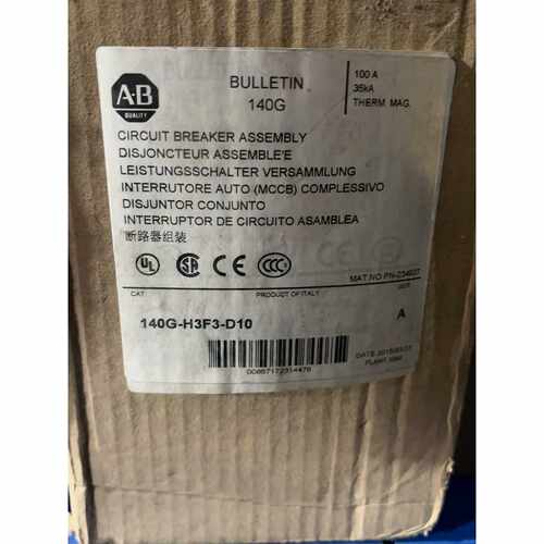 议价全新AB塑壳断路器140GH3F3D10原装未拆封实维修