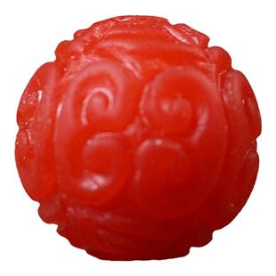 天然南红回纹珠散珠diy手工配饰原矿玛瑙顶珠配珠红石岩雕刻单珠