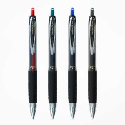 日本uni三菱umn-207红蓝中性笔