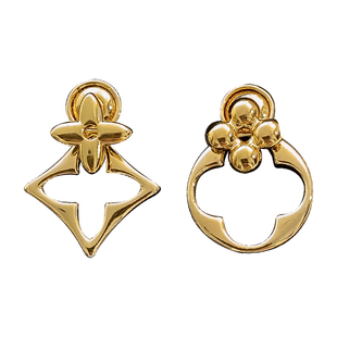 金色几何不对称设计耳环女士欧美简约轻奢气质高级感耳钉金属耳饰