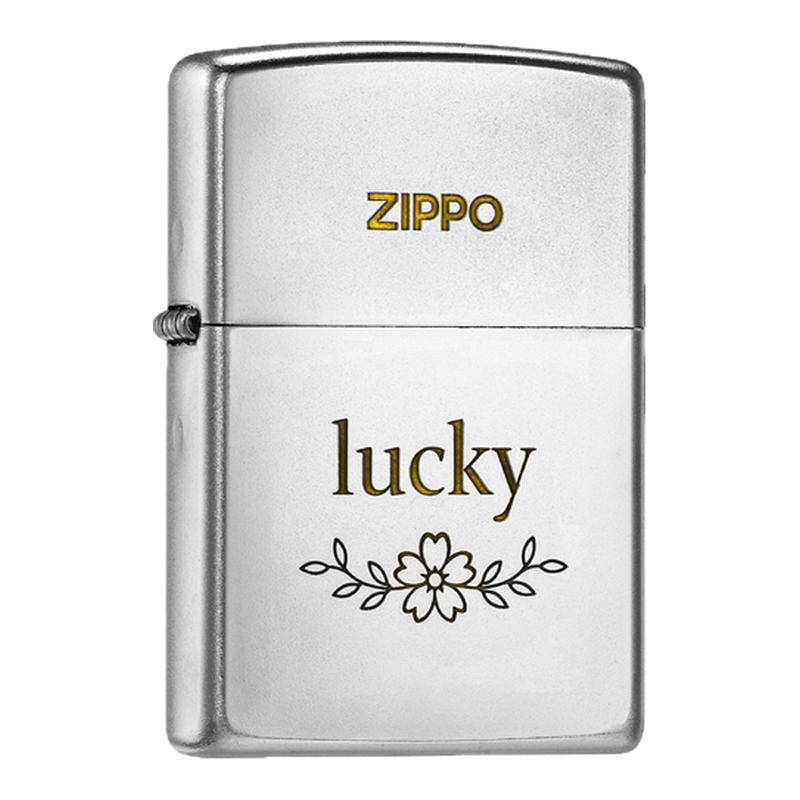 zippo正品唐草防风煤油打火机