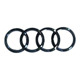 适用原厂奥迪A4L车标改装RS4黑色S3四环大标sline侧标S4运动尾标