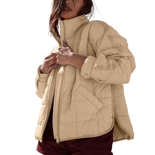 S 94097 Solid Color Stand Collar Jacket 纯色立领夹克 跨境代