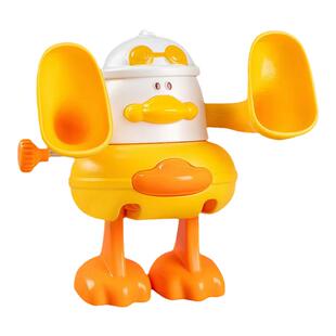 儿童发条小黄鸭翻跟头的鸭子会动会跑黄鸭黄鸡宝宝益智男女孩玩具