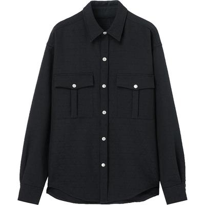 长袖休闲衬衫J.D.V翻领