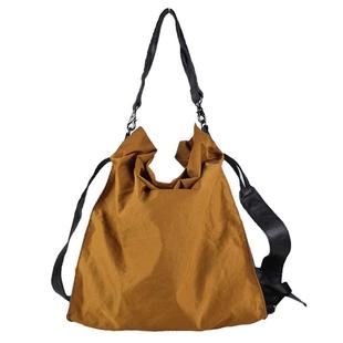 抽绳束口袋双肩包防水尼龙牛津布大包女2024年新款时尚单肩包两用