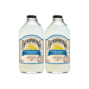 【秒杀】澳洲宾得宝Bundaberg柠檬果汁气泡水酿造饮料饮品2瓶装