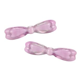 YVMIN尤目 X SHUSHUTONG长耳彩色雕刻树脂蝴蝶结发夹新年生日礼物