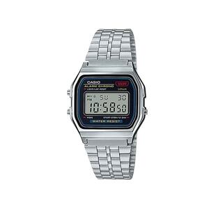 小方块复古小银块时尚电子表卡西欧手表男青少年款学生女款A159WA