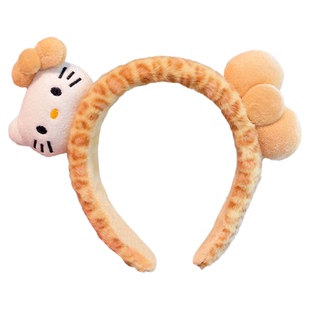 儿童可爱毛绒小猫发箍发饰2025新款女孩发卡头箍女童洗脸拍照头饰