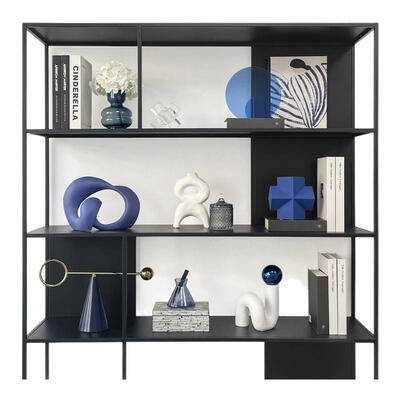 简约现代样板房书柜家居软装饰品