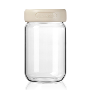 辣椒酱专用罐高硼硅玻璃装蒜蓉酱的罐子密封油罐空瓶子剁椒分装瓶