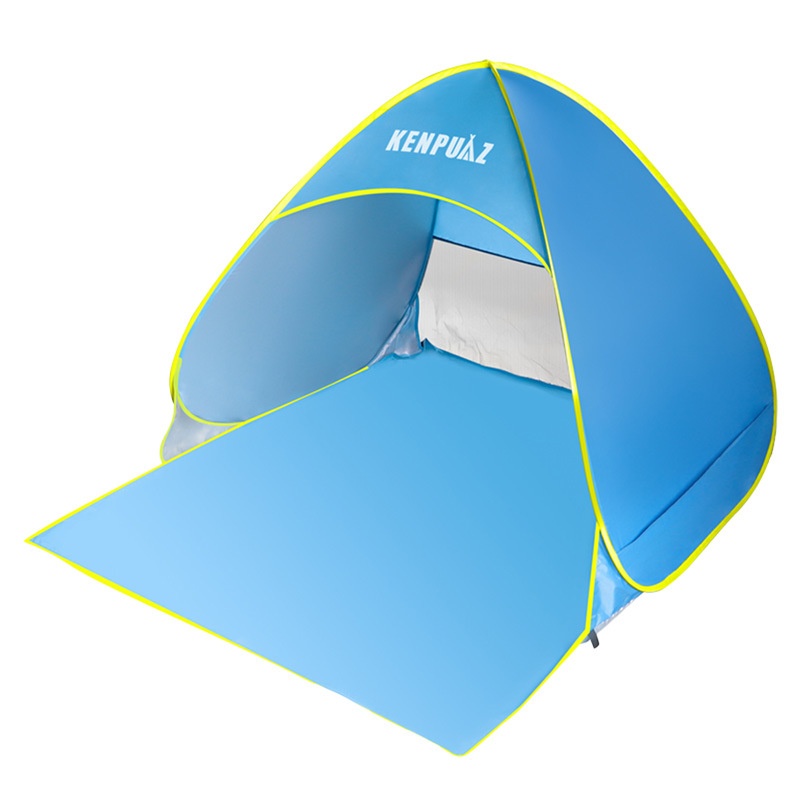 帐篷沙滩户外野餐速开海边防晒儿童野营露营遮阳棚简易沙滩帐天幕