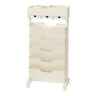 多功能书桌旁收纳置物架可移动带轮学生教室书本收纳神器桌边书架