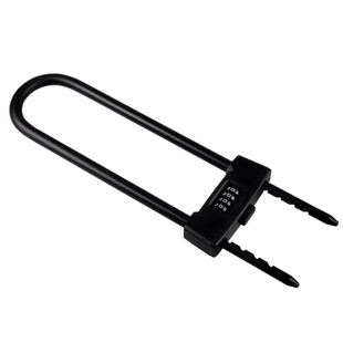 嘉仕杰jasit玻璃门锁密码U型锁门店铺插锁户外防锈户外挂锁具防盗