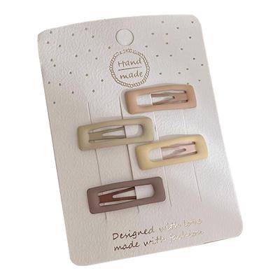 奶咖色星星小发夹！girlfriend