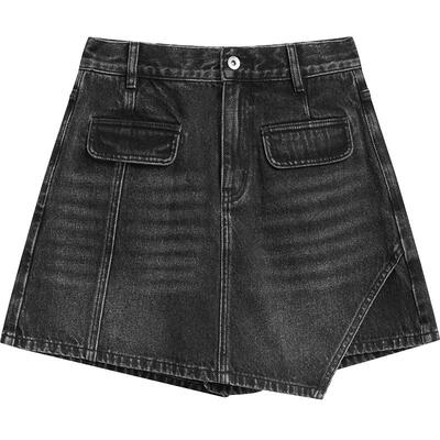 【法国雨露麻】播系带休闲裤女夏商场同款高腰阔腿短裤BDR2KD0716