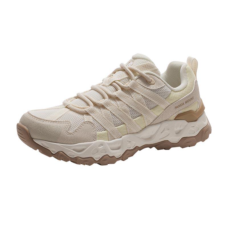 熊猫X骆驼休闲网面鞋2026夏季新款耐磨运动鞋防滑透气女款休闲鞋