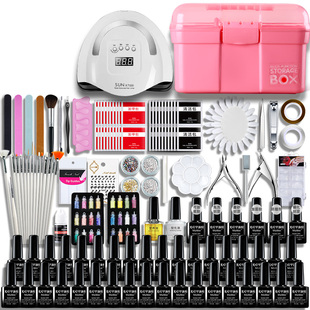 美甲工具套装全套初学者家用做指甲油胶开店专业光疗机灯2025新款