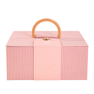 2026新年高级感皮质皮箱精致礼品盒子送礼礼盒空盒礼盒轻奢定制