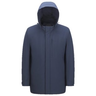 【轻薄羽绒服】雅戈尔冬季新款都市休闲商务鹅绒脱卸帽防风外套男