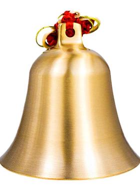 铜铃铛全铜摆件铜铃门口黄铜风铃超响声大小号中式入户门对门挂件