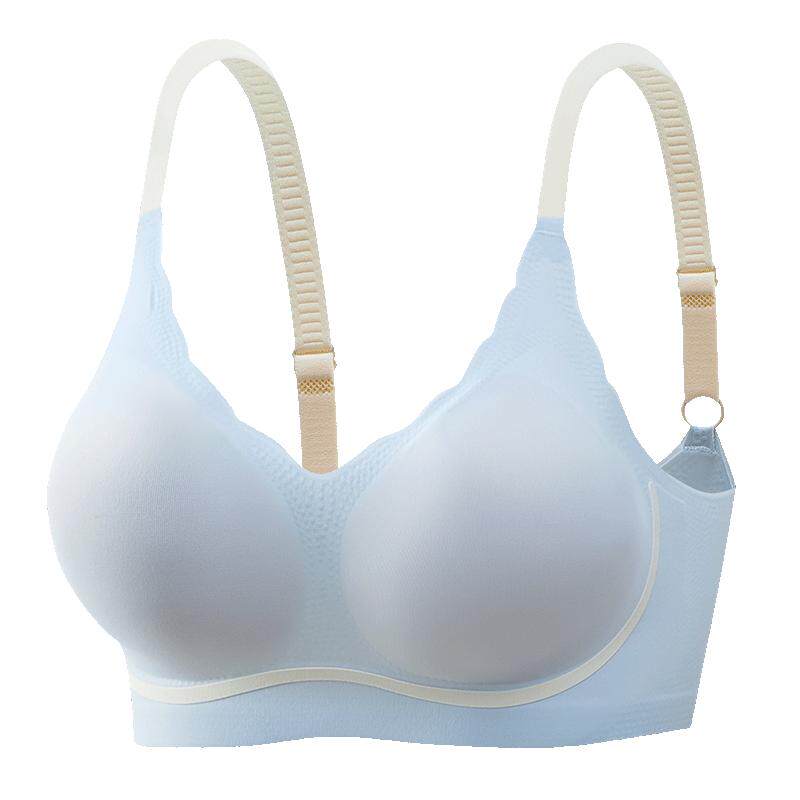 无痕内衣女小胸聚拢无钢圈调整型收副乳防下垂运动美背性感文胸罩