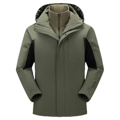 鸭鸭可脱卸帽中长款羽绒服