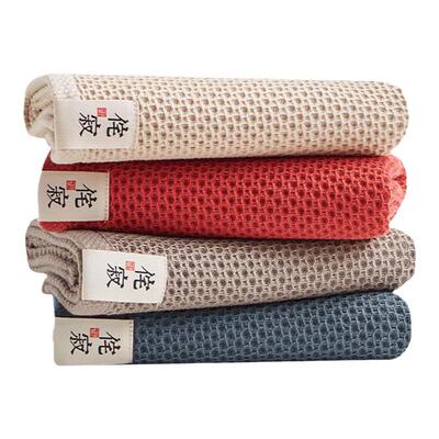 三利侘寂夏天纱布毛巾透气吸水
