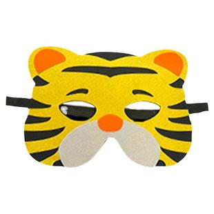 万圣节面具女孩全脸面具半脸化装舞会男孩幼儿园扮演圣诞节派对