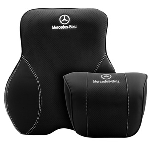 奔驰GLE350GLS450头枕腰靠GLBGLA记忆棉护颈枕装饰专用汽车内用品